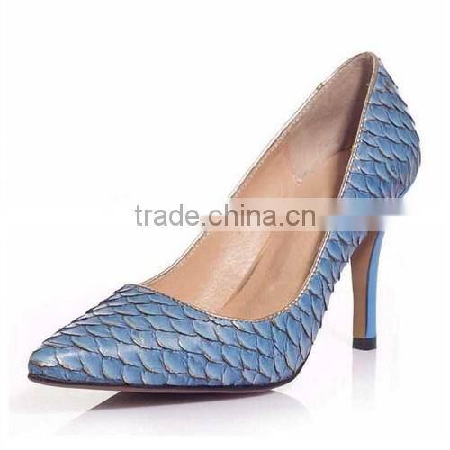2015 elegant new design leather women high heel shoes lady pumps CP5860
