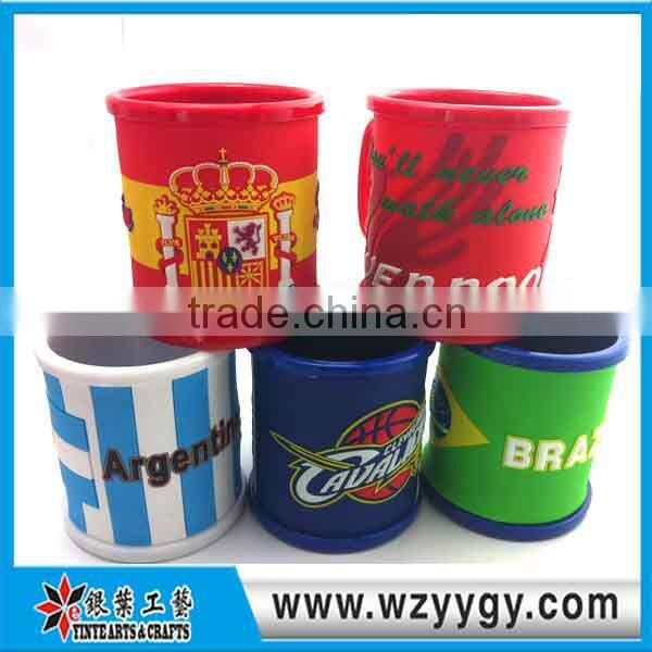 charm 3D pvc mug cup for girls