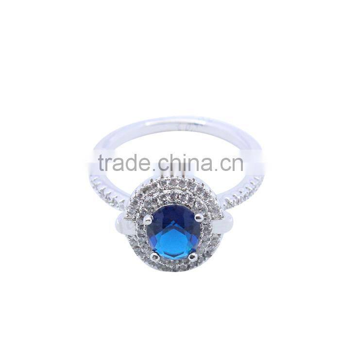 2015 jewelry set silver sapphire ring wholesale blue sapphire jewelry