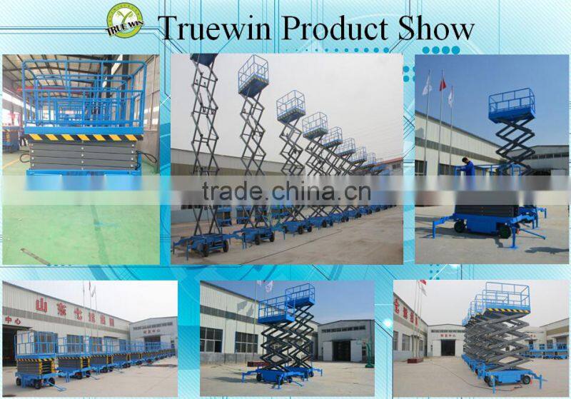 Truewin CE approved Trailer Mobile Electric Hydraulic Scissor Lift for sale