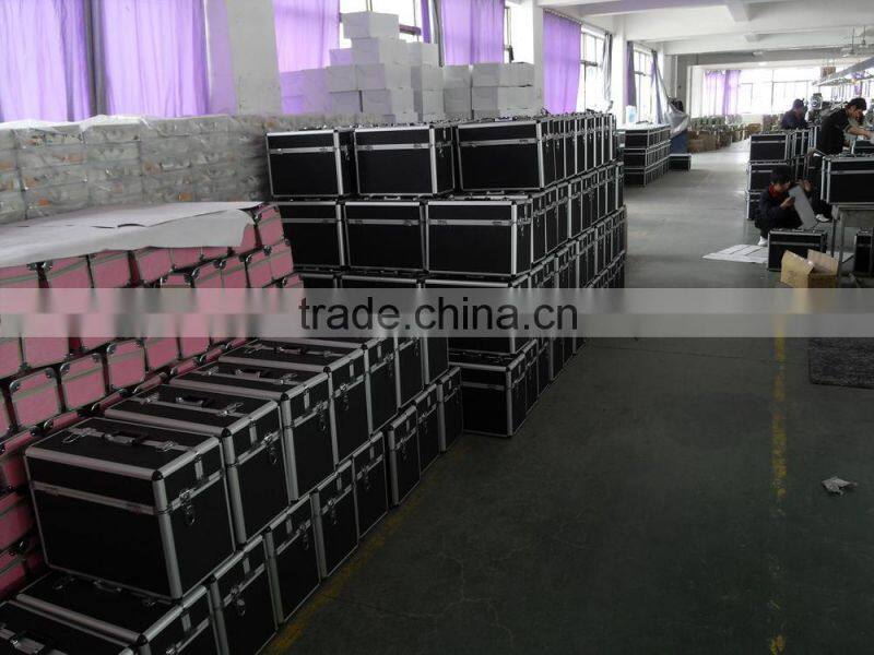 small acrylic beauty box with lock with handle HX-SX059