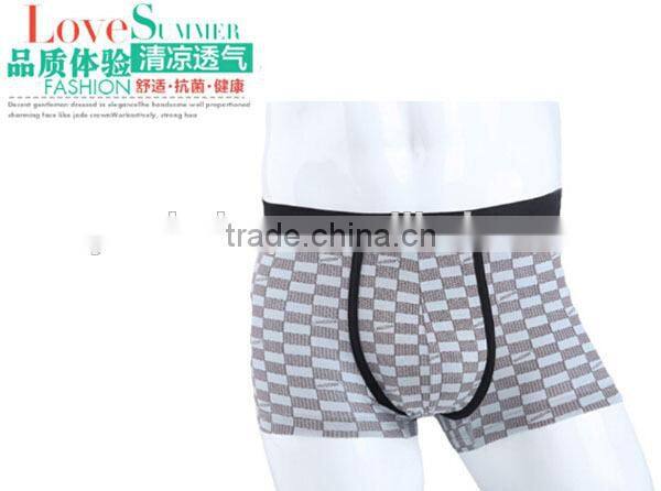 Wood fiber modal breathable seamless knitting underwear men's boxer with shorts U convex sac