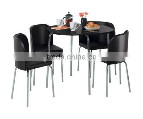 space-saving dining table and chair set