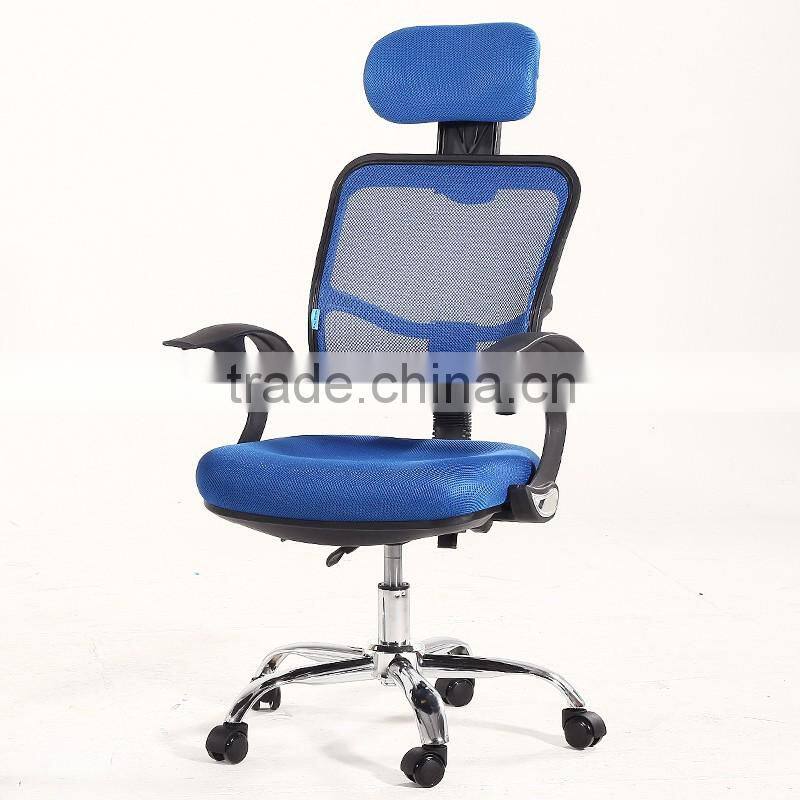 China Manufacturer Arm Chair Furniture Mid Back Ergonomic Rotating Gas Lift Mesh Training Chair with Castors