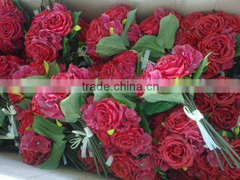 wedding silk rose bunch