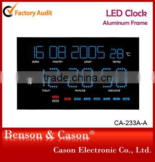 Interior Decoration Muslim Azan LED Wall Clock