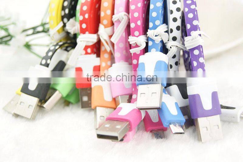 Usb cable for charging Printing USB Cable for V8 for micro usb data wire