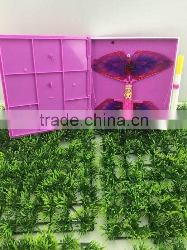 2015 Surprise Butterfly Diary flying Toys, Pull string flying toy.