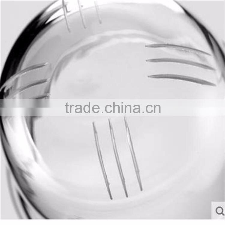 FDA Certification standard 410ml/550ml borosilicate glass tea pot with tea strainer.