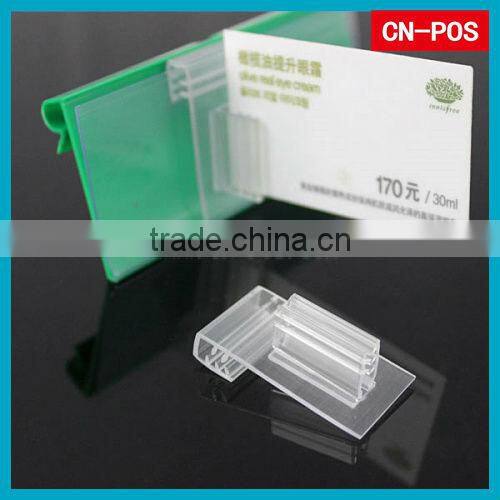 supermarket plastic flag sign holder for displaying