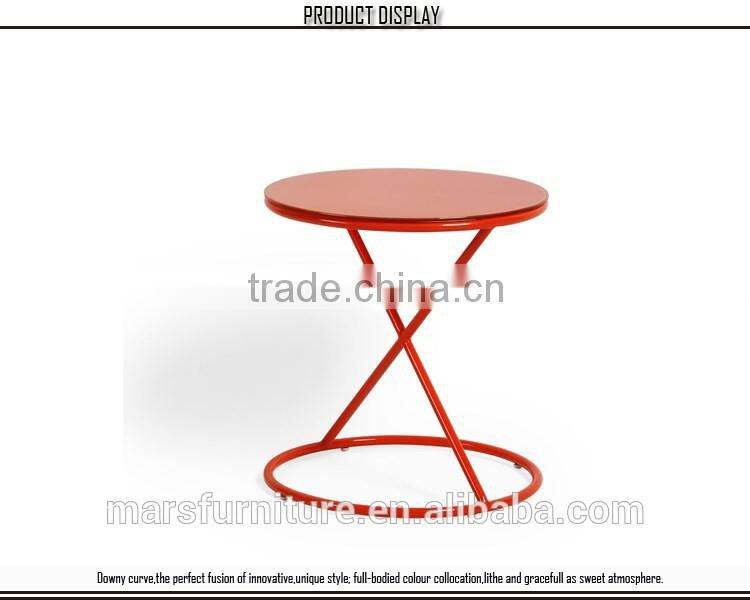 Colorful glass sofa side table LCT-009 for sale