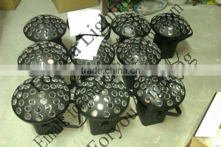 Branded factory price 3*9w rgb 3 in 1 leds mushroom dj led effect light