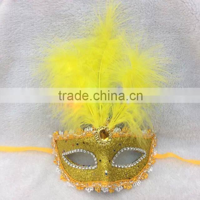 Party feather dance eye mask