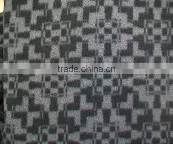 Dark Grey colorPolar Fleece Throw Blanket, fabric