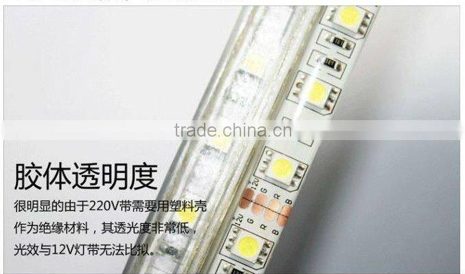 2014 New low voltage Full color SMD5050 LED strip light