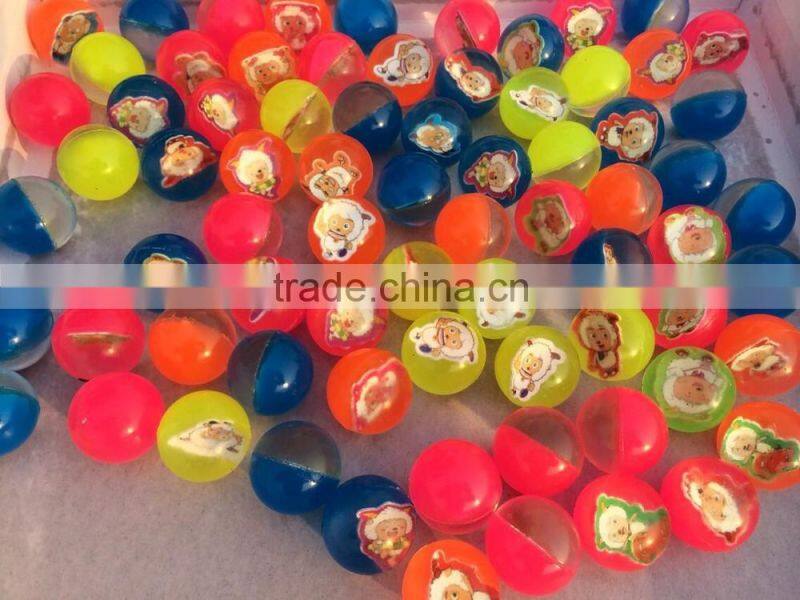 New design water bouncing ball colorful light up bouncing ball rubber bouncing ball