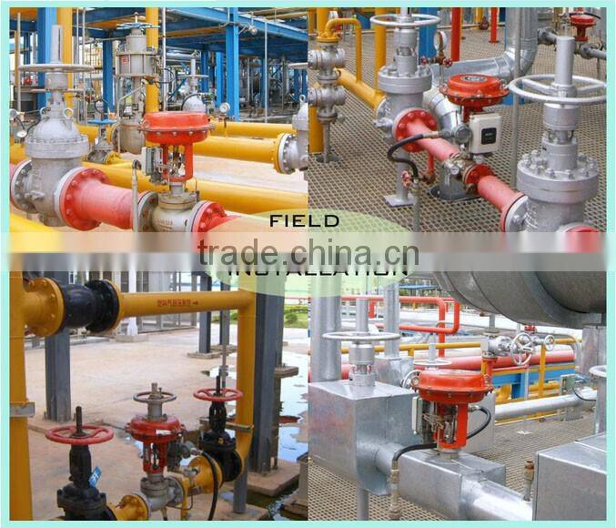 high pressure flange type 3 way ball valve with handwheel