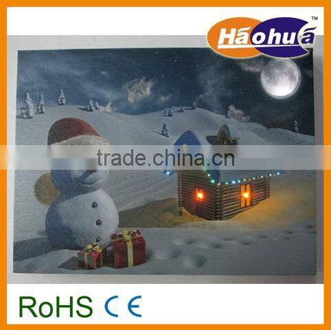Christmas canvas painting art light