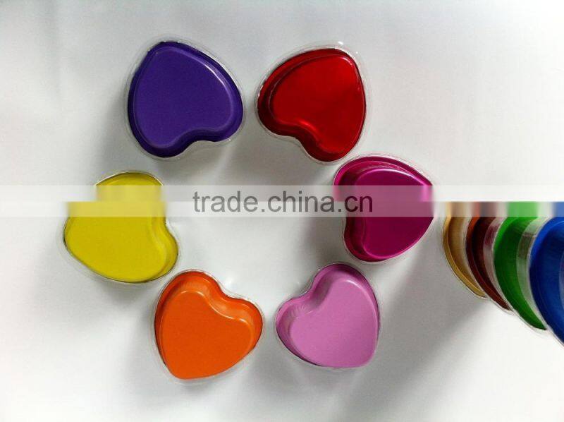 2016 Dimeter 88mm New Mold Colorful Aluminum Foil Heart Shape Tiramisu Cake Packing Box