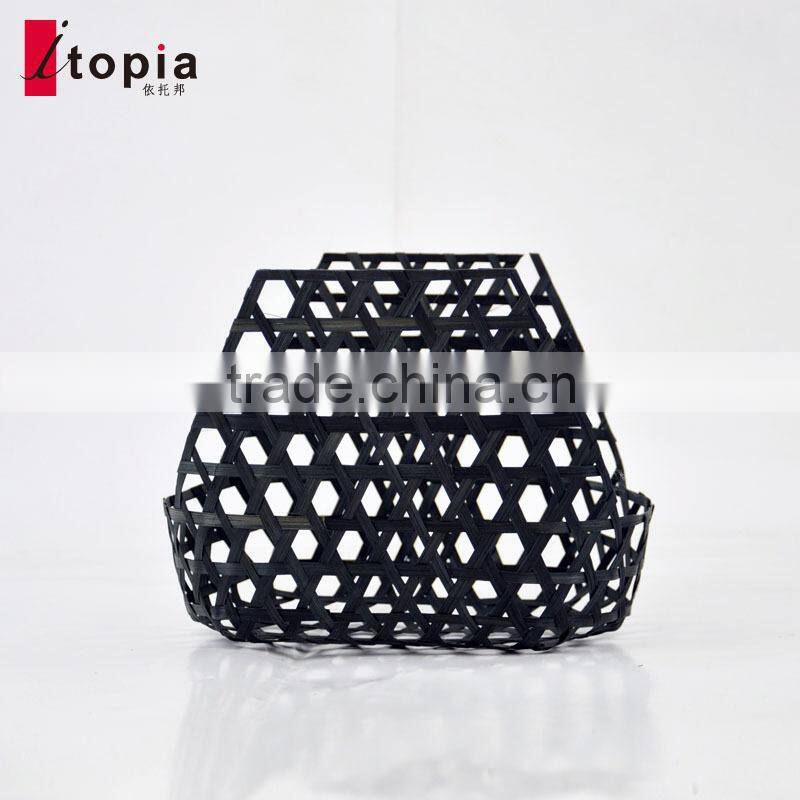 Square big bamboo food packaging basket