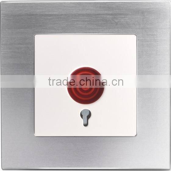 2016 new design IVOR aluminum popular good sell 13A 1 gang switch 3 pin socket light switch