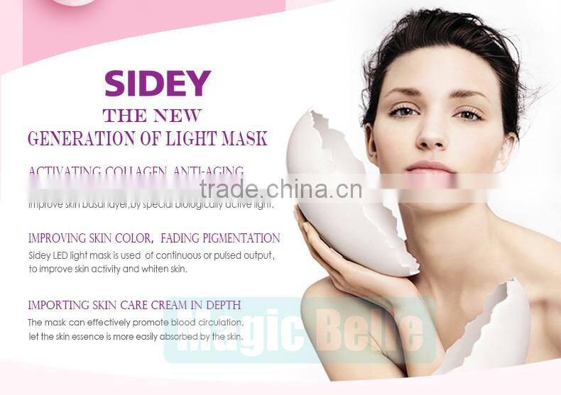 Strong performance PDT LED facial equipment pig collagen pack led mask for clinic use