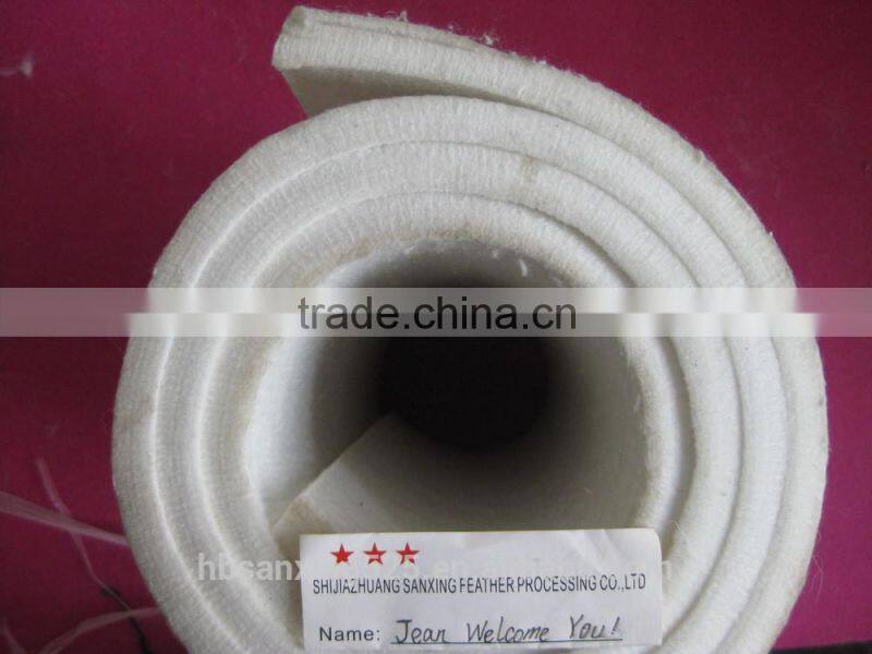 Industrial wool felt 1500GSM thickness 1-15MM white color