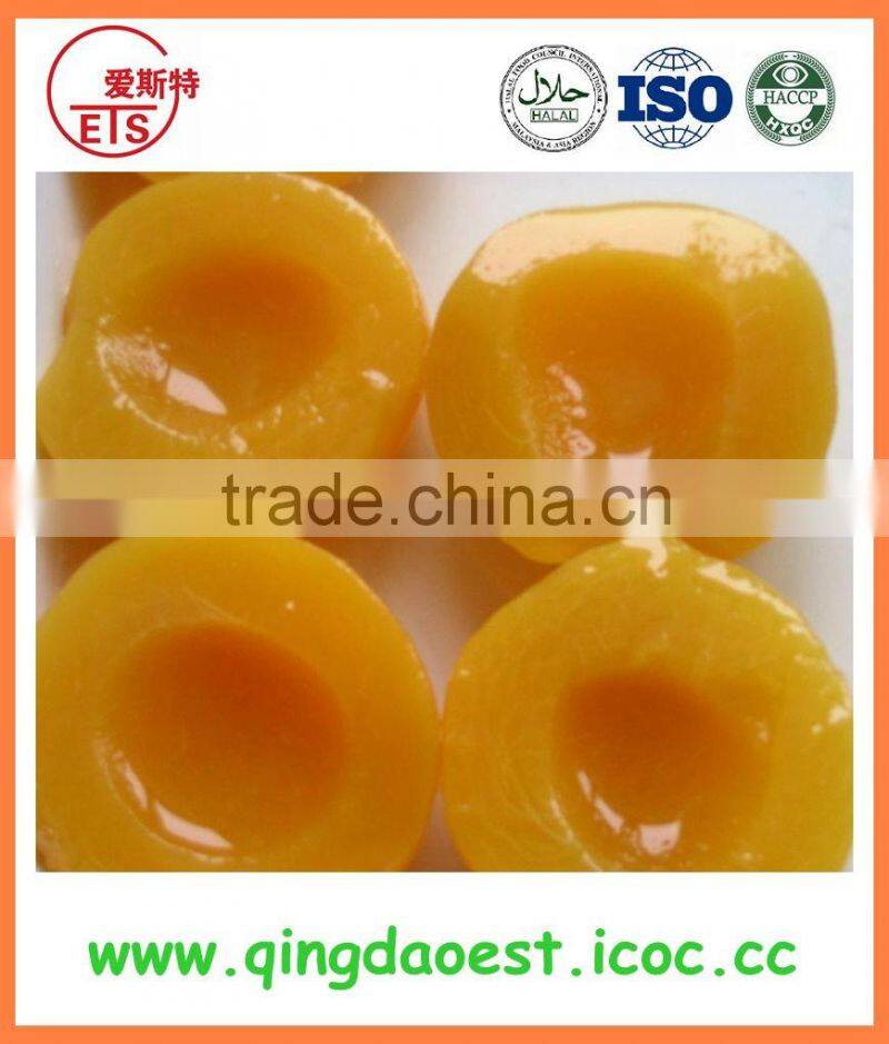 canned yellow peach in light syrup