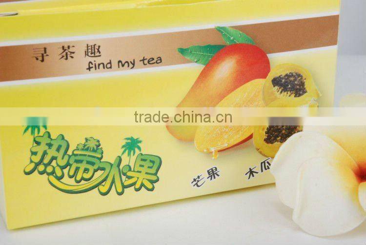 Mango tea bag & Flavoured tea & Fruit tea bag