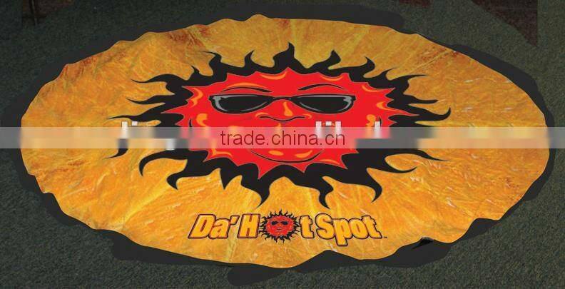 Round Beach Towel fabric