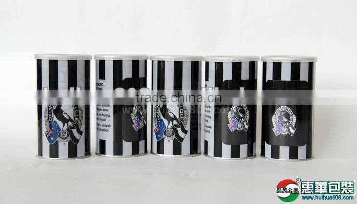 clear paper tube with PVC window for gift packaging