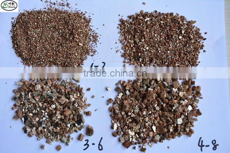 China Horticultural Grade Soil Golden Expanded Vermiculite