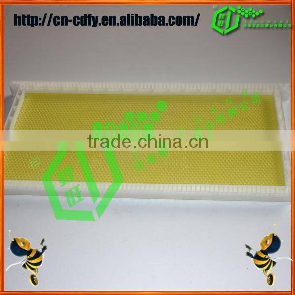 Reusable Beeswax Foundation Sheet with plastic frame /Beeswax Foundation Sheet