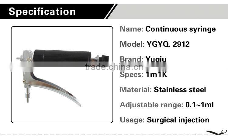Plastic syringe 1ml automatic syringe veterinary injection syringe
