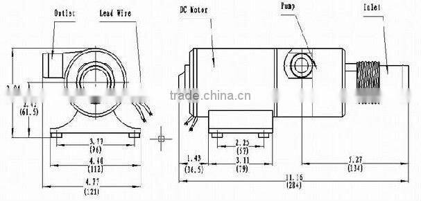 Singflo 49.2LPM good performance Macerator & Waste Pumps/marine macerator pumps