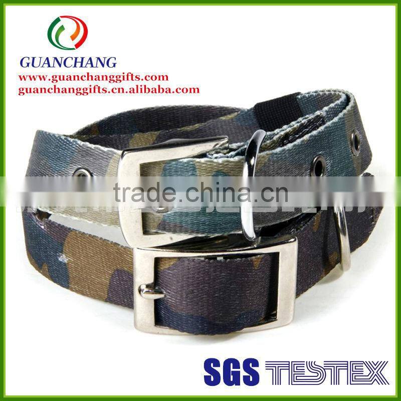 2013 China supply fashion Promotional gifts high quality woven belt customized silk screen printing waistband for men or women
