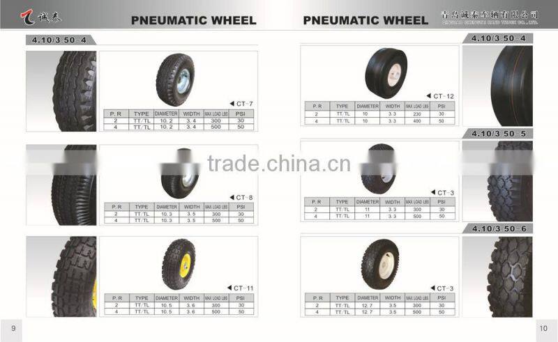 Super 400-8 Pneumatic Rubber Wheel for Kenda