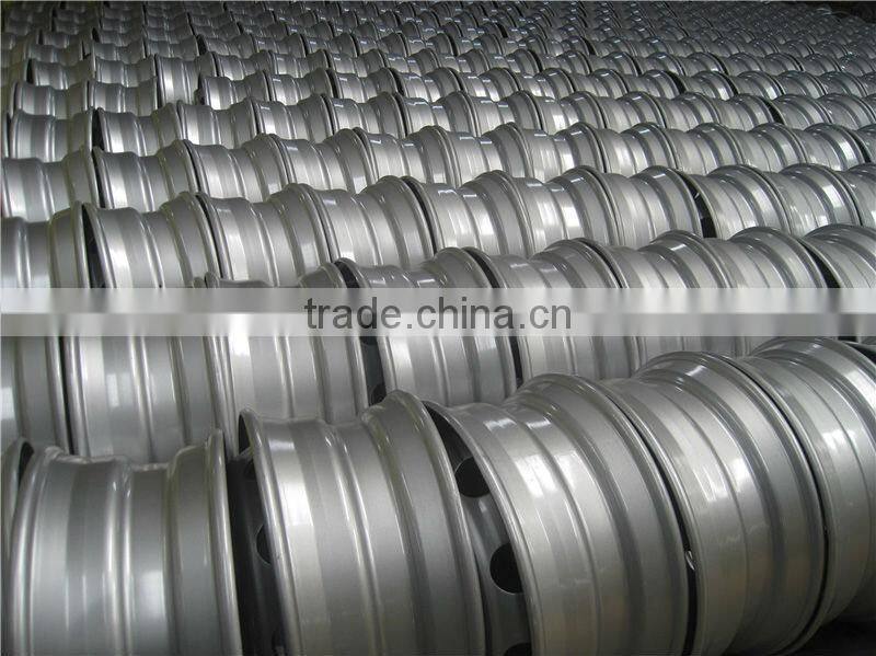 22.5*8.25 Tubeless Rim Howo Truck Steel Wheel