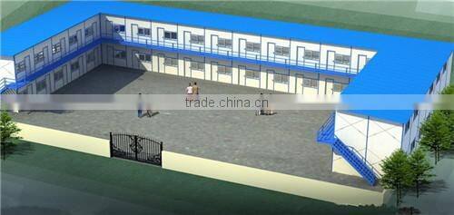 long-span steel structural buildings as motel construction in africa