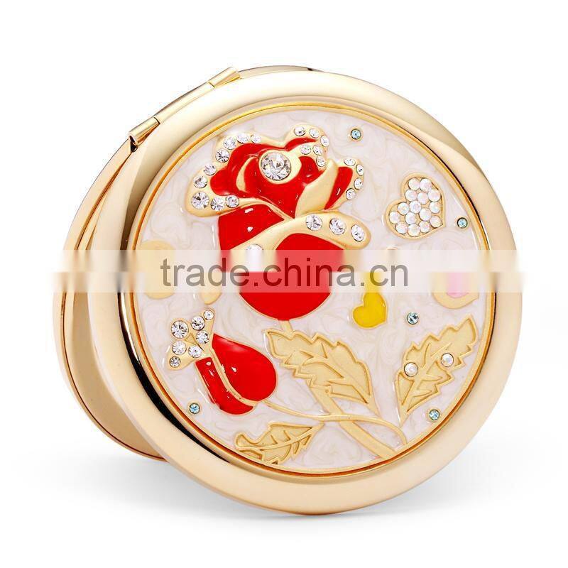 Handle Mirror with comb set