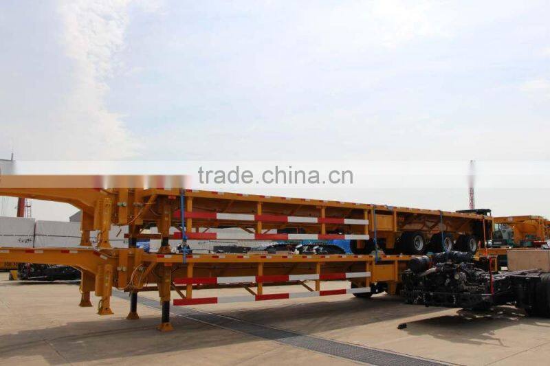 40 Tons 3 Axle Semi-Trailer Low-Bed Trailer for sale