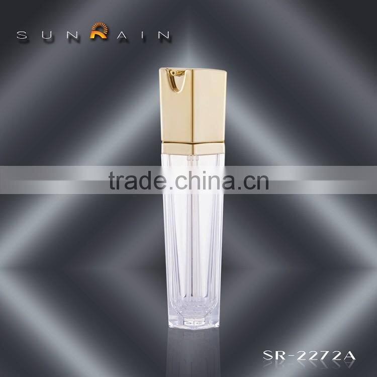 PMMA free dust plastic cosmetic lotion bottles