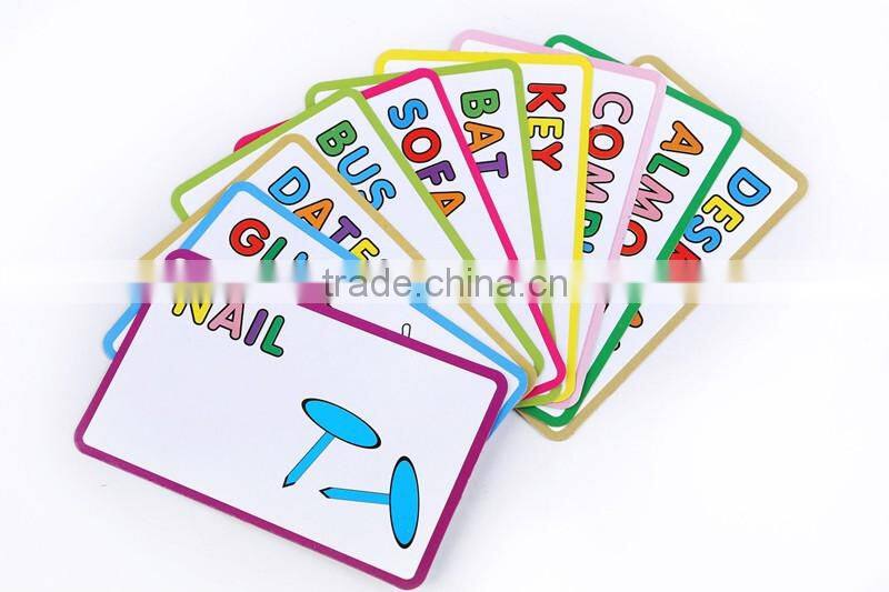 High quality wood toy alphabet learning puzzle for preschool children