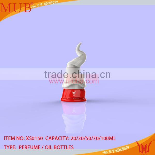 20/30/50/70/100ml Custom Newest Design White Cream Shape Perfume Glass Bottles