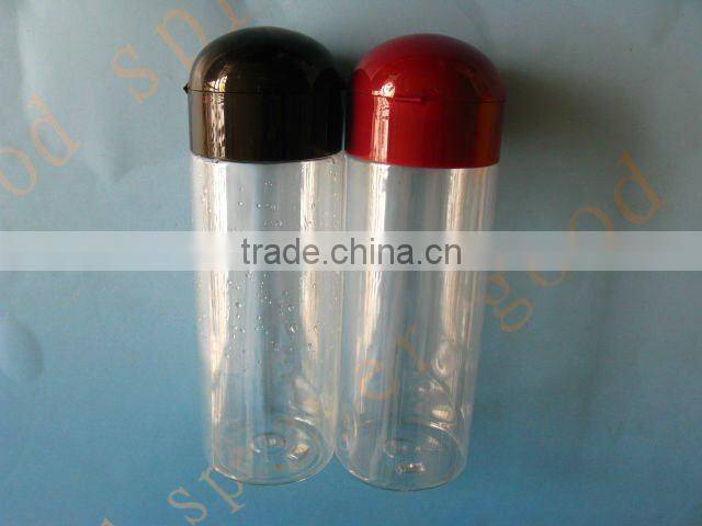 180ml plastic PET shampoo bottle with flip top cap