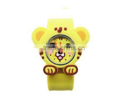 Promotional Fashion Slap Band Silicone Girl Watch