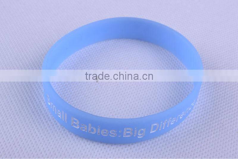 Stylish youth energy narrow wristbands silicone bangles