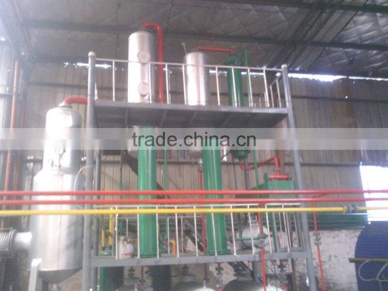 2014 design tire oil refining purification machine remove bad smell