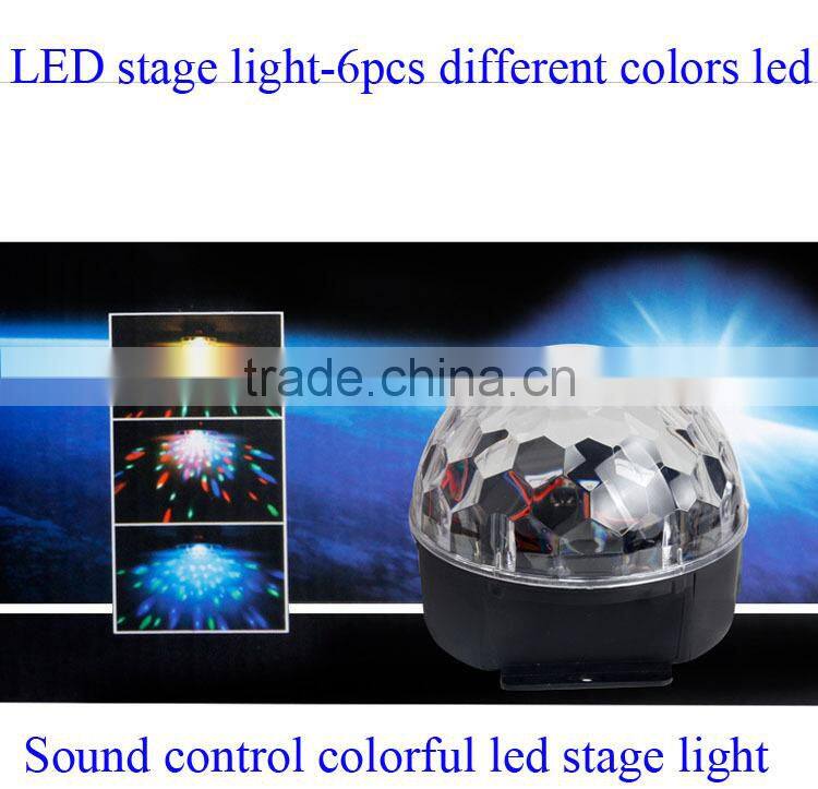 Sound control laser LED stage light color changing automatically stage light led star master