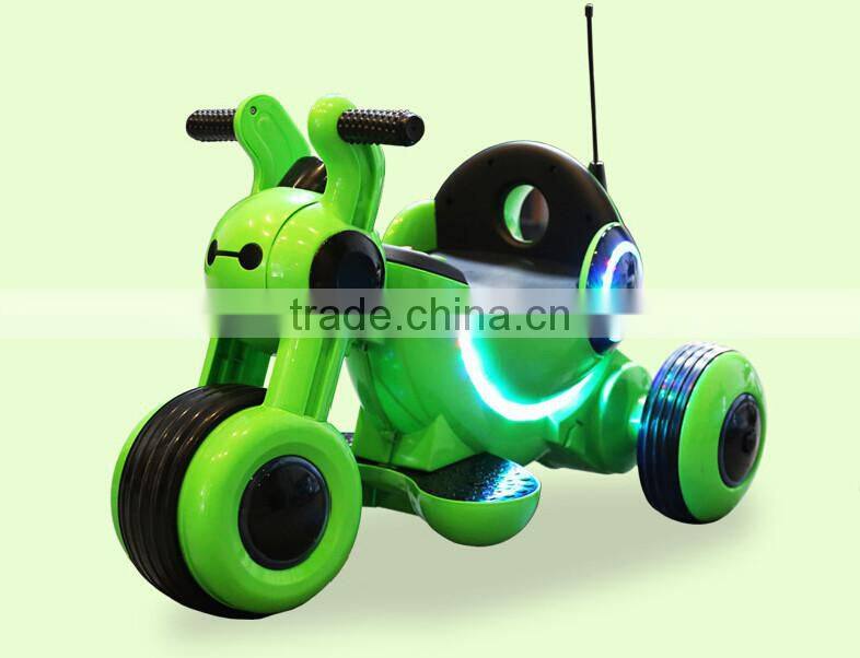 Baymax Style Electric Children Motorcycle